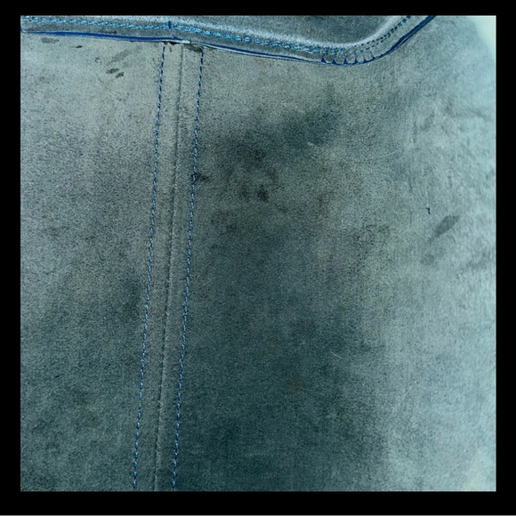 Louis Vuitton Epi 35 Speedy leather  Blue Tote - Picture 5 of 12